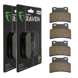 2 Kit plaquettes frein Av...