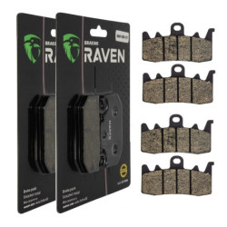 2 Kit plaquettes frein Av...