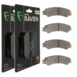 2 Kit plaquettes frein Av...