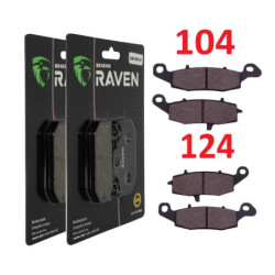 2 Kit plaquettes frein Av...