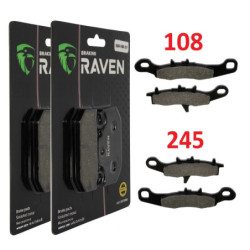 2 Kit plaquettes frein Av...