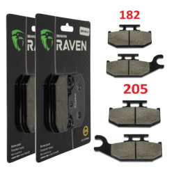 2 Kit plaquettes frein Av...