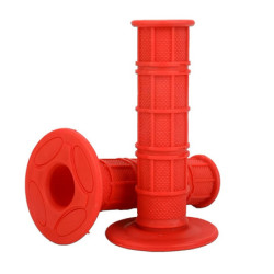 Poignées Rouge Pour Motos...