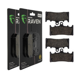 2 Kit plaquettes frein Av...