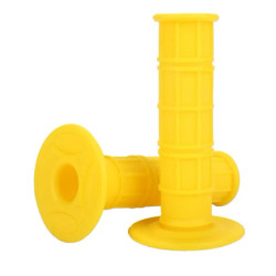 Poignées Jaune Pour Motos...