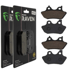 2 Kit plaquettes frein Av...