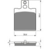 Brake Pads Front For Can-am ASE 500  from 1986 to Nc