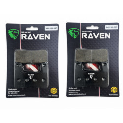 2 Kit plaquettes frein Av...