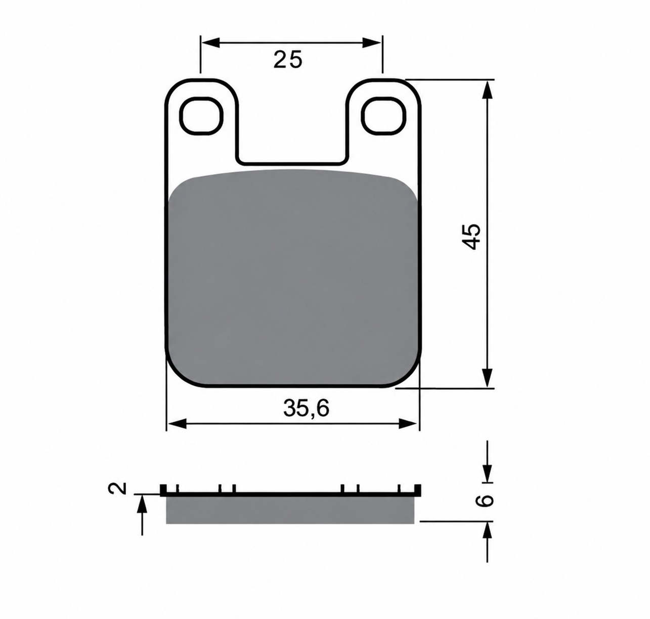 2 Kit plaquettes frein Raven RAV-101-040 Gilera Zulu 50 Av et Artitle=Forme et couleur