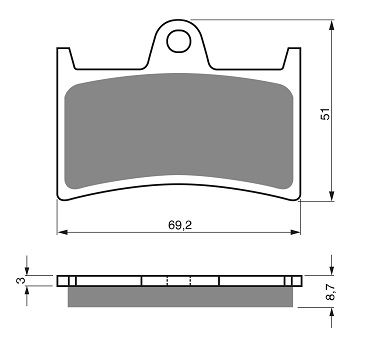 2 Kit Plaquettes Frein Av Ga Et Av Dr Pour Triumph Trophy 1215 SE De