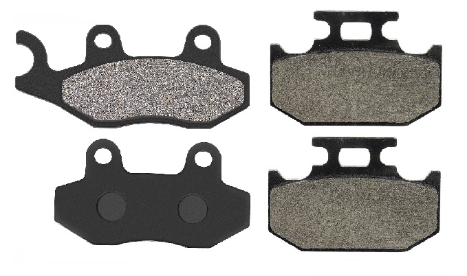 2 Kit plaquettes frein Raven RAV-103-022 Kawasaki KDX 200 Av G, Av D et Artitle=Forme et couleur