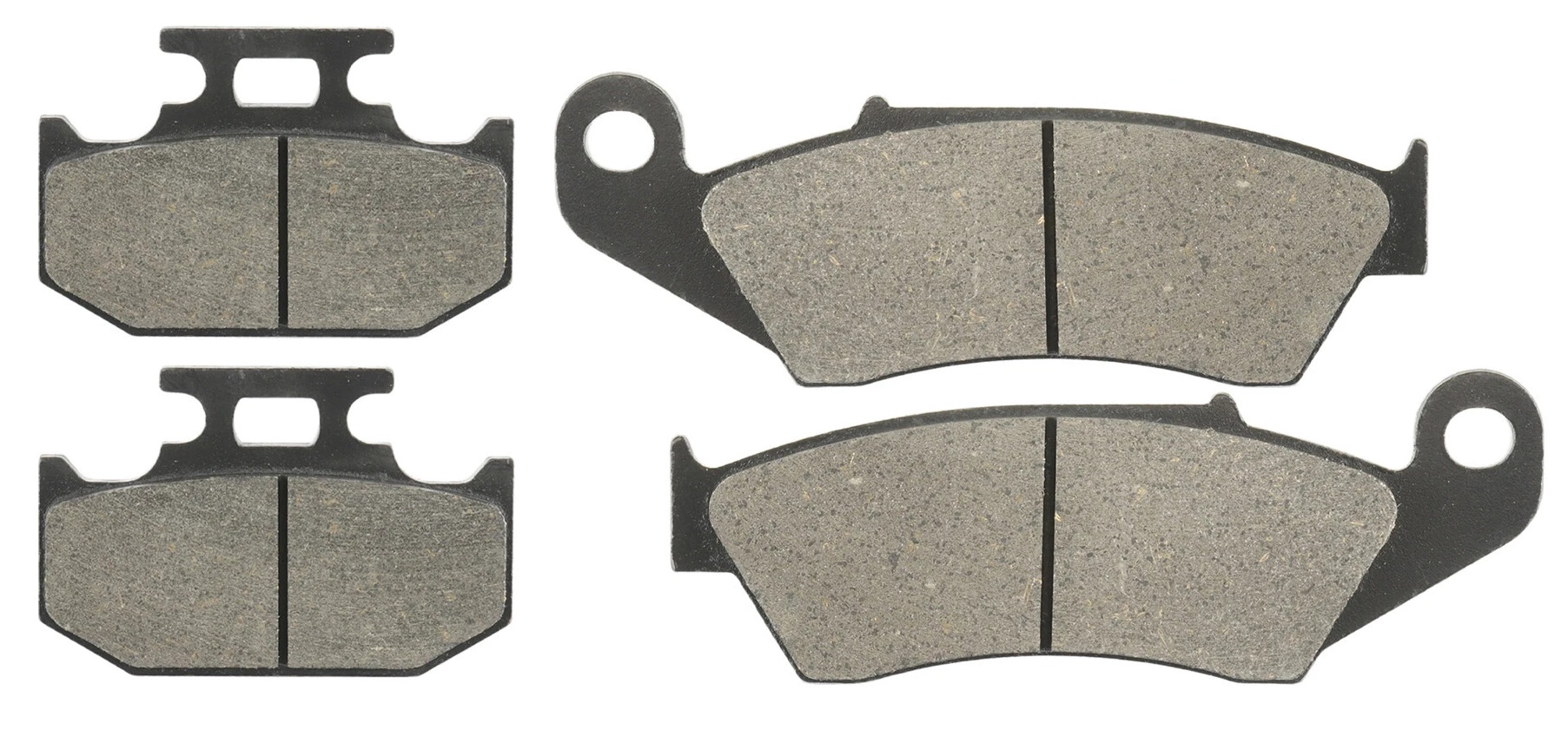 2 Kit plaquettes frein Raven RAV-103-024 Kawasaki KLX 250 Av G, Av D et Artitle=Forme et couleur
