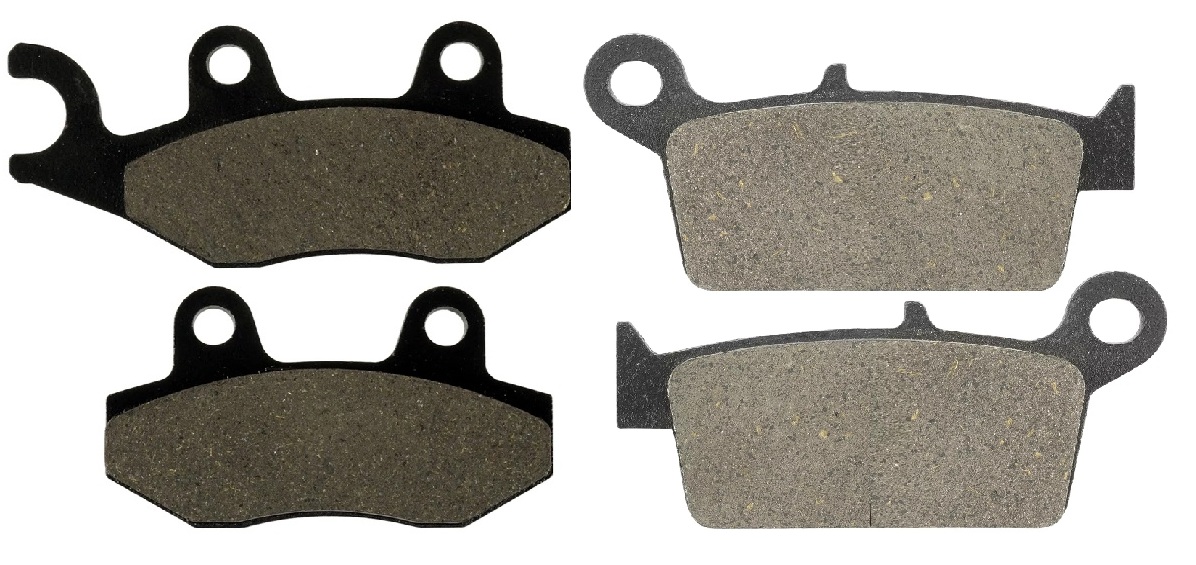 2 Kit plaquettes frein Raven RAV-103-028 Kawasaki KLX 250 Av G, Av D et Artitle=Forme et couleur