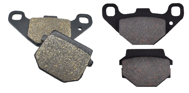 2 Kit plaquettes frein Raven RAV-103-031 Kawasaki KMX 200 Av G, Av D et Artitle=Forme et couleur