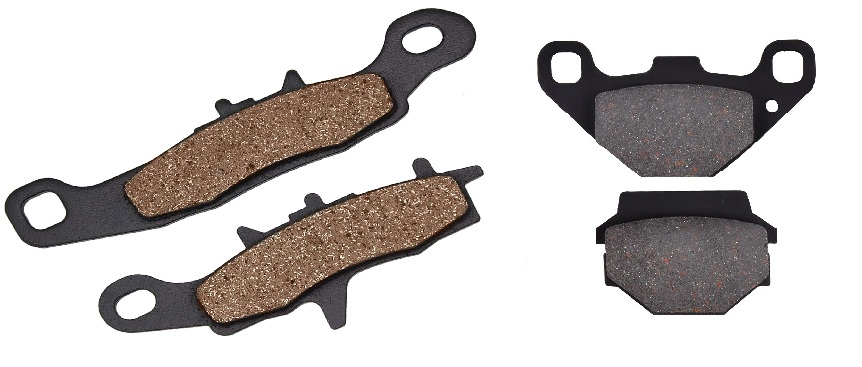 2 Kit plaquettes frein Raven RAV-103-033 Kawasaki Super Sherpa 250 Av G, Av D et Artitle=Forme et couleur