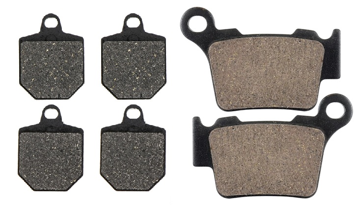 2 Kit plaquettes frein Raven RAV-103-043 Husaberg FS 570 Avant et Arrièretitle=Forme et couleur
