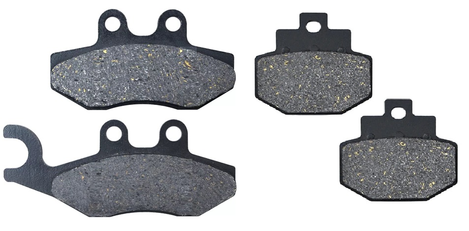 2 Kit plaquettes frein Raven RAV-103-044 Vespa Granturismo 125 Avant et Arrièretitle=Forme et couleur