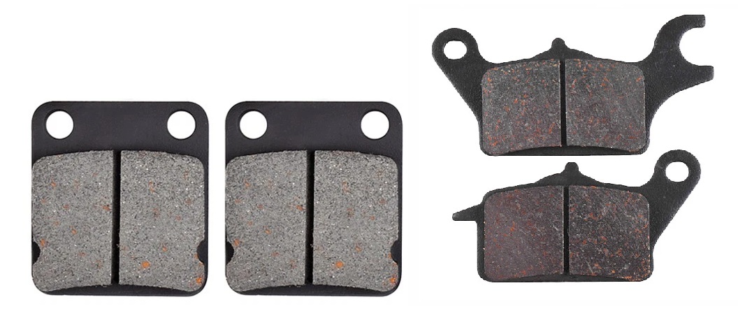 2 Kit plaquettes frein Raven RAV-103-047 Kawasaki Z125 Av G, Av D et Artitle=Forme et couleur