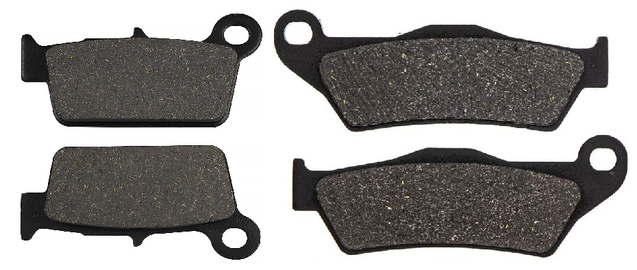 2 Kit plaquettes frein Raven RAV-103-048 Kawasaki KX 450X Av G, Av D et Artitle=Forme et couleur