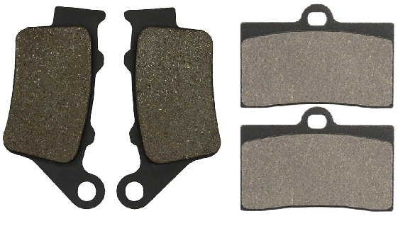 2 Kit plaquettes frein Raven RAV-103-056 Husqvarna SM 570 Avant et Arrièretitle=Forme et couleur