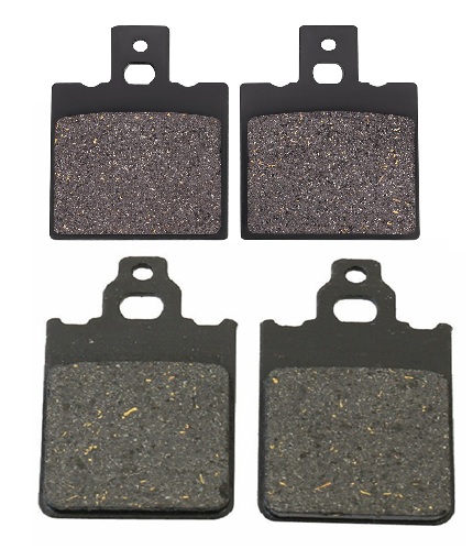 2 Kit plaquettes frein Raven RAV-103-069 Cagiva Cocis 80 Avant et Arrièretitle=Forme et couleur