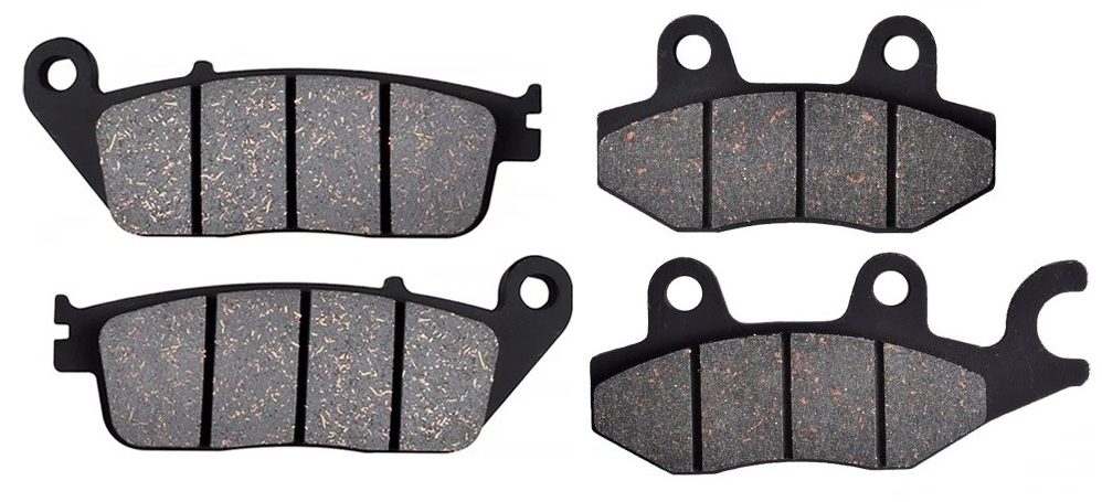 2 Kit plaquettes frein Raven RAV-103-073 Cagiva Navigator 1000 Avant et Arrièretitle=Forme et couleur