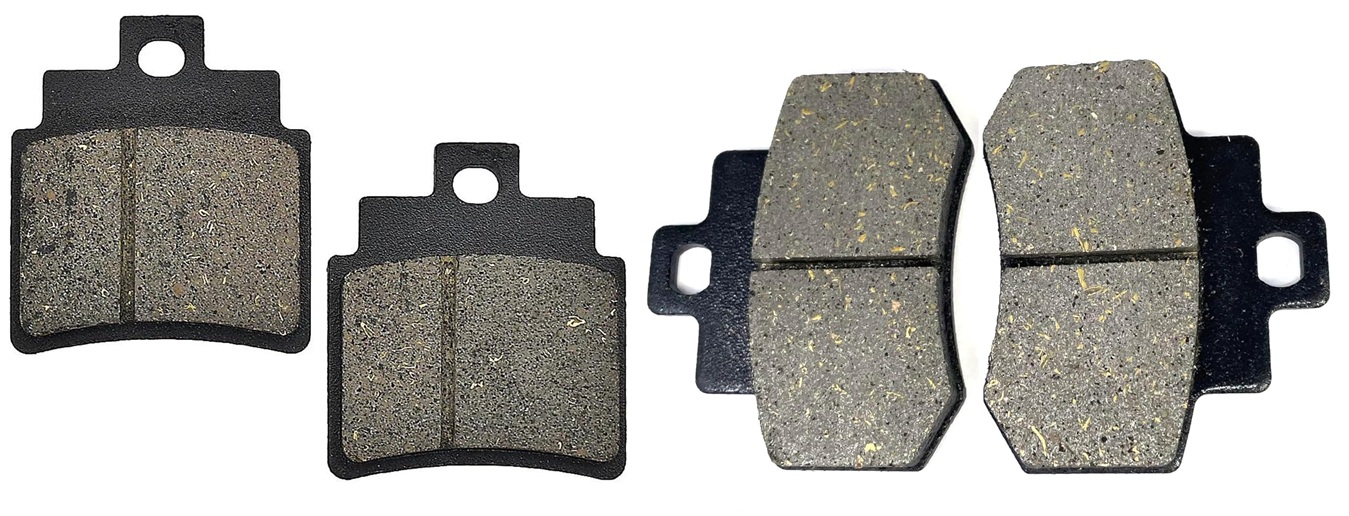 2 Kit plaquettes frein Raven RAV-103-101 Kymco Grand Dink 250 Avant et Arrièretitle=Forme et couleur