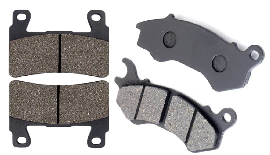 2 Kit plaquettes frein Raven RAV-103-113 Peugeot Satelis 125 Avant et Arrièretitle=Forme et couleur