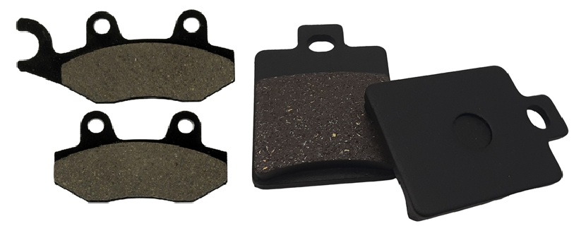 2 Kit plaquettes frein Raven RAV-103-114 Peugeot Satelis 125 Blue Line Avant et Arrièretitle=Forme et couleur