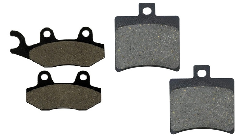 2 Kit plaquettes frein Raven RAV-103-115 Peugeot Citystar 125 Avant et Arrièretitle=Forme et couleur