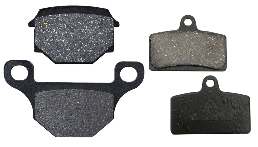 2 Kit plaquettes frein Raven RAV-103-117 Peugeot XR7 50 Avant et Arrièretitle=Forme et couleur