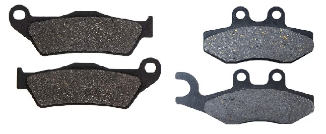 2 Kit plaquettes frein Raven RAV-103-119 Piaggio Beverly 400 Avant et Arrièretitle=Forme et couleur