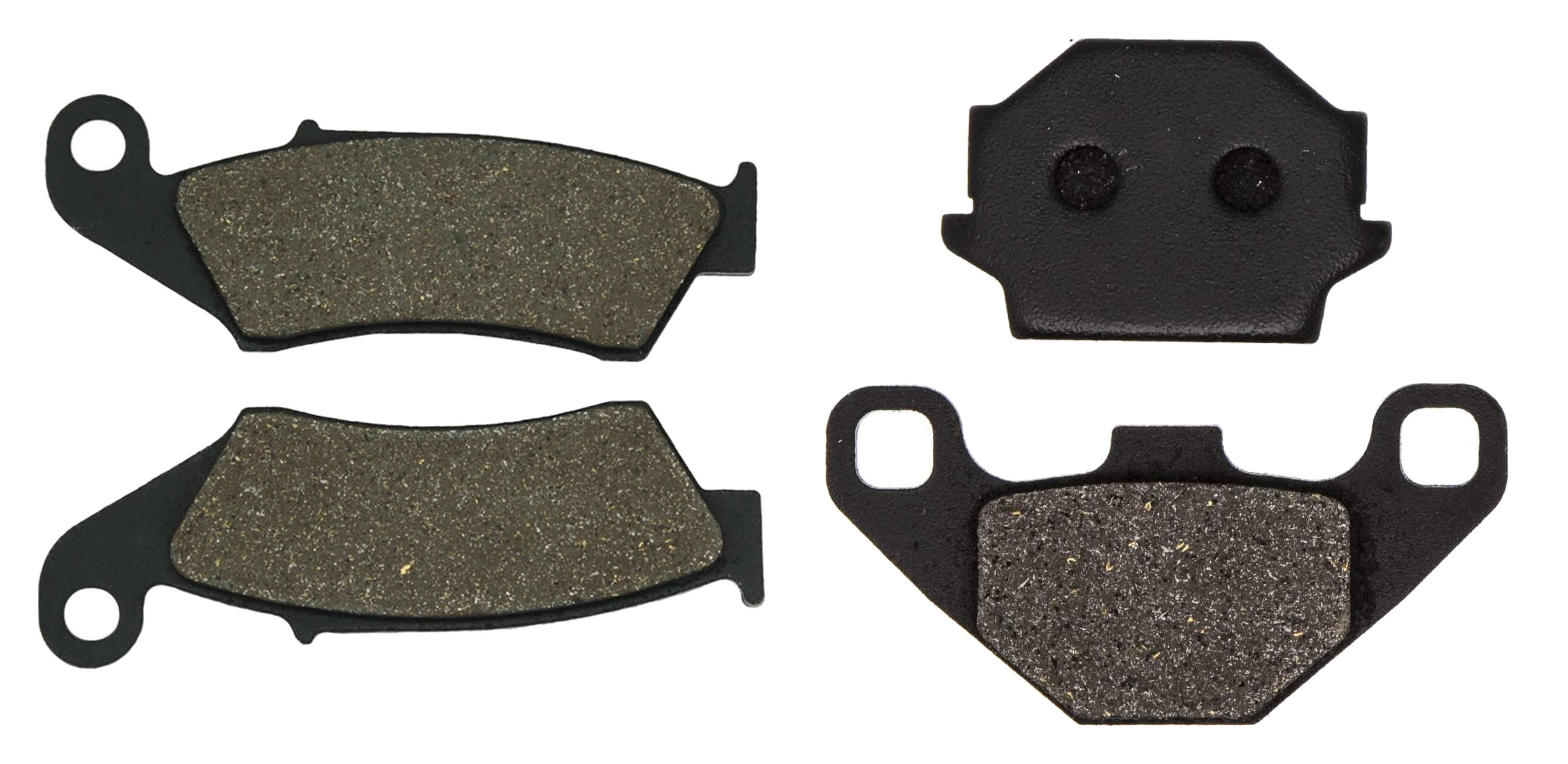 2 Kit plaquettes frein Raven RAV-103-124 Alfer AR 250 Avant et Arrièretitle=Forme et couleur