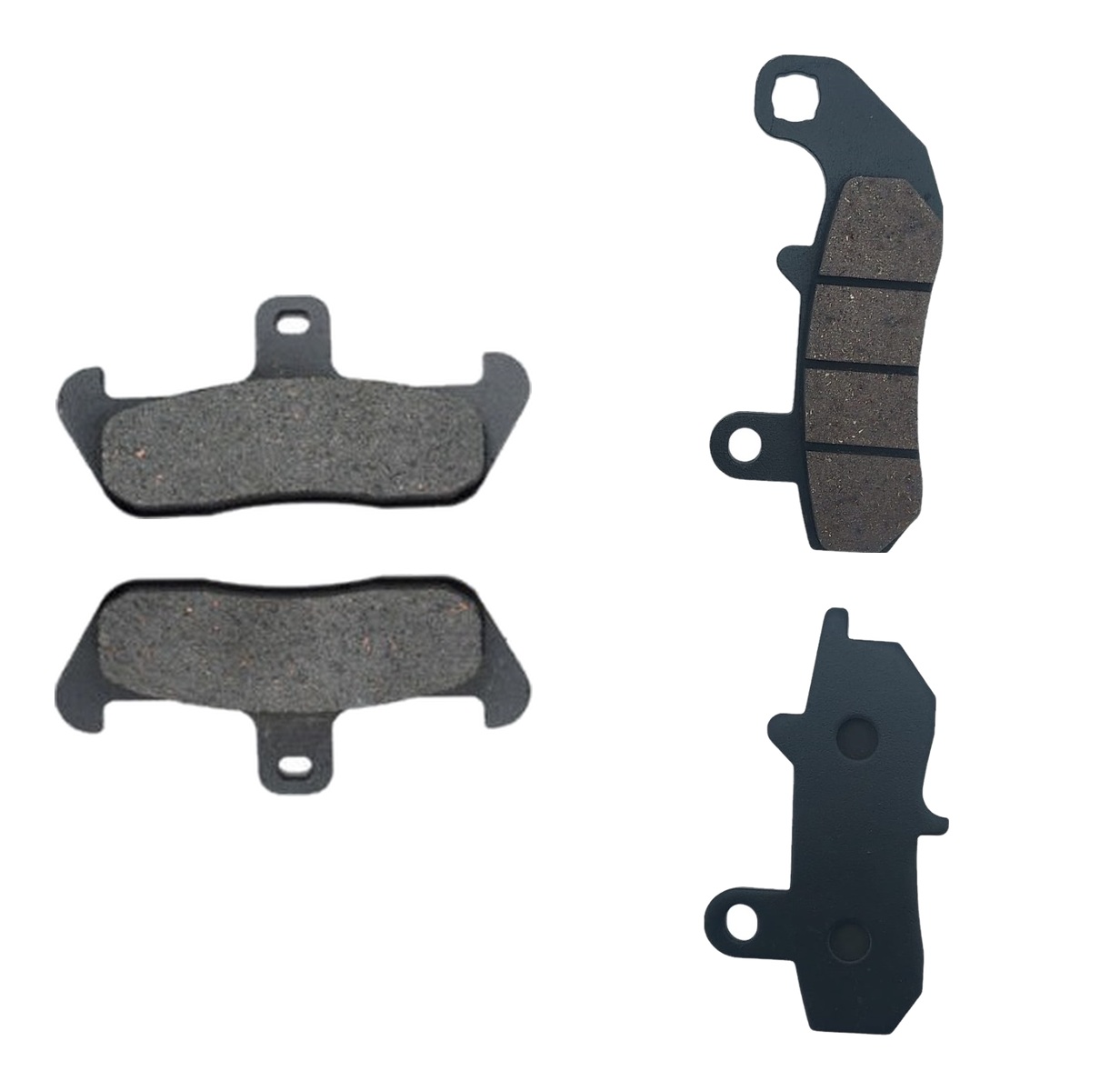 2 Kit plaquettes frein Raven RAV-103-126 Yamaha DT 125 Avant et Arrièretitle=Forme et couleur
