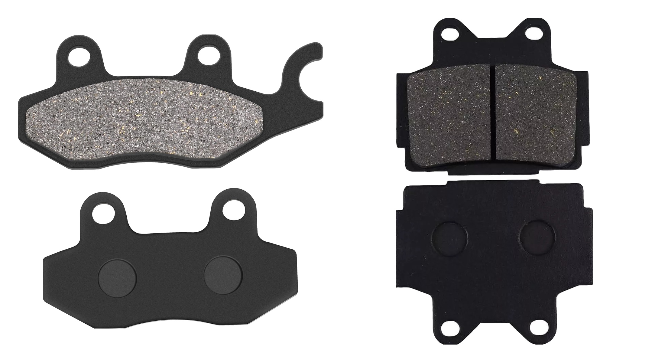 2 Kit plaquettes frein Raven RAV-103-128 Yamaha FZR 50 Avant et Arrièretitle=Forme et couleur