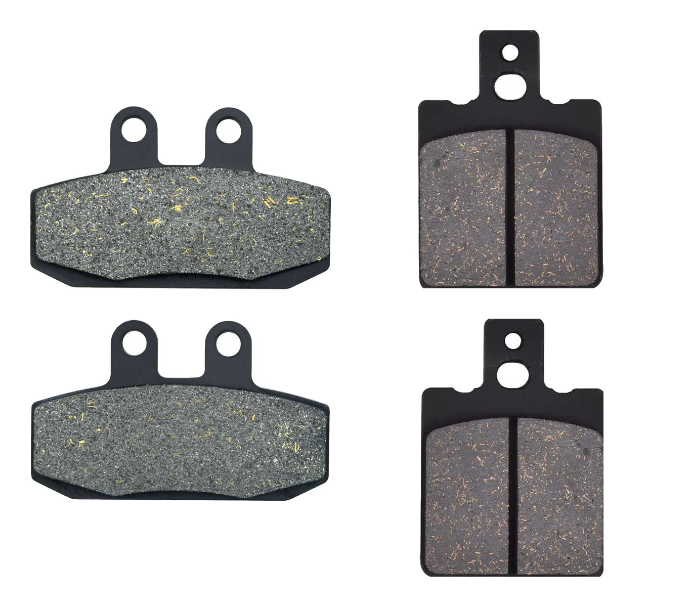 2 Kit plaquettes frein Raven RAV-103-130 Honda NSR 125 Avant et Arrièretitle=Forme et couleur