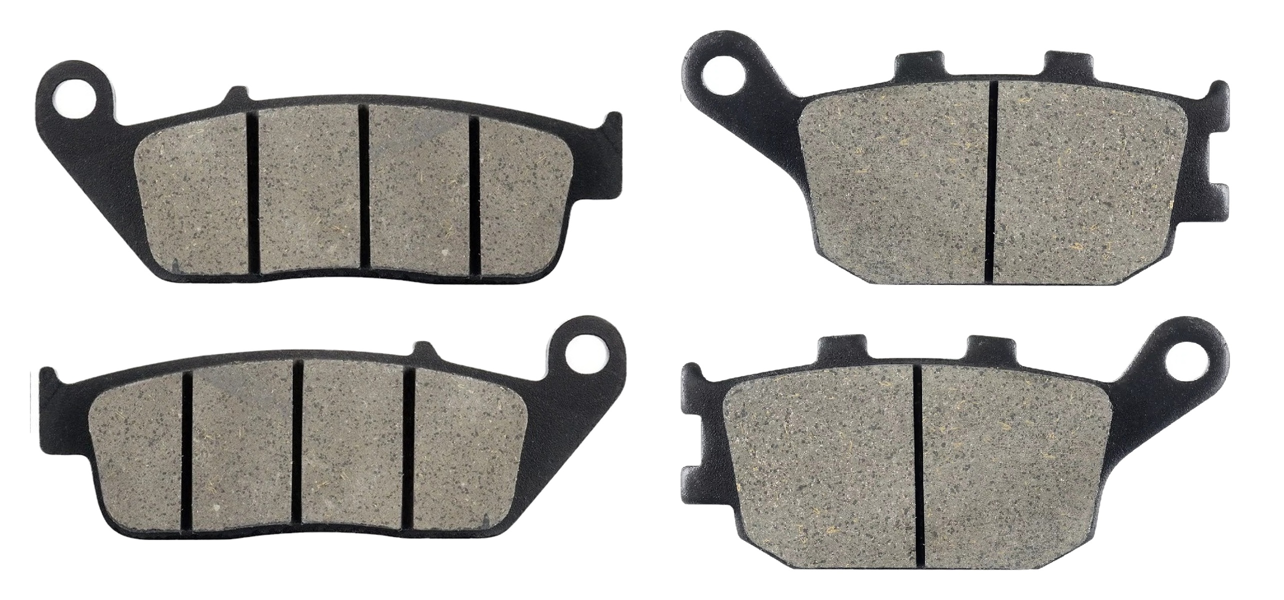 2 Kit plaquettes frein Raven RAV-103-137 Honda FMX 650 Avant et Arrièretitle=Forme et couleur
