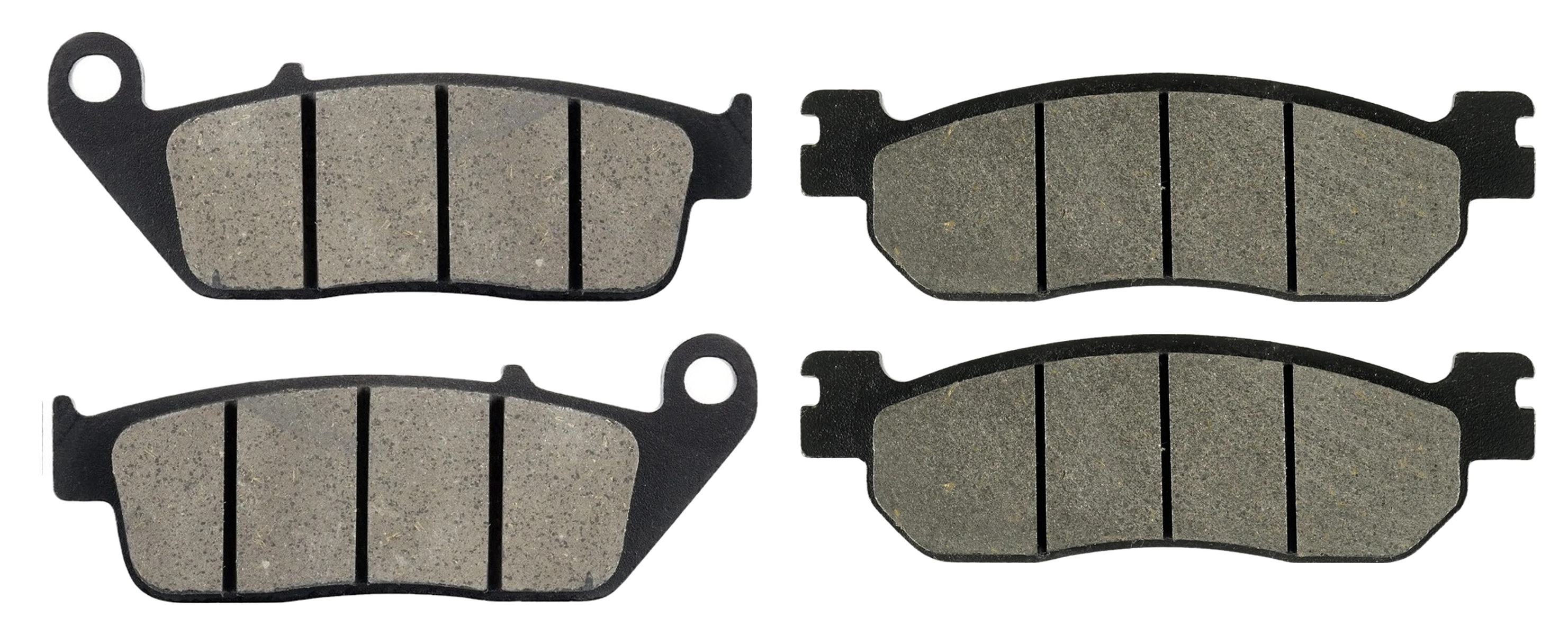 2 Kit plaquettes frein Raven RAV-103-139 Yamaha X-City 250 Avant et Arrièretitle=Forme et couleur
