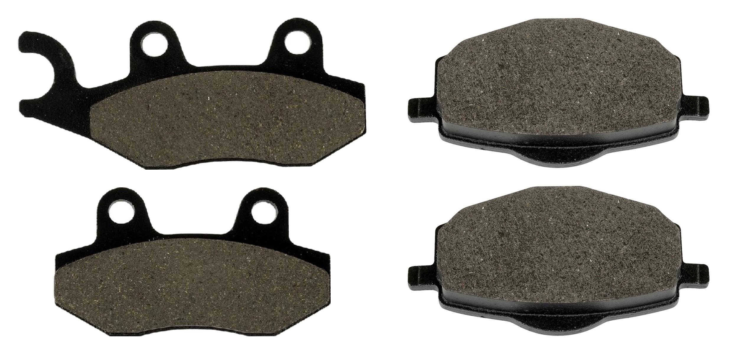 2 Kit plaquettes frein Raven RAV-103-146 Cf-moto T-Si 150 Avant et Arrièretitle=Forme et couleur