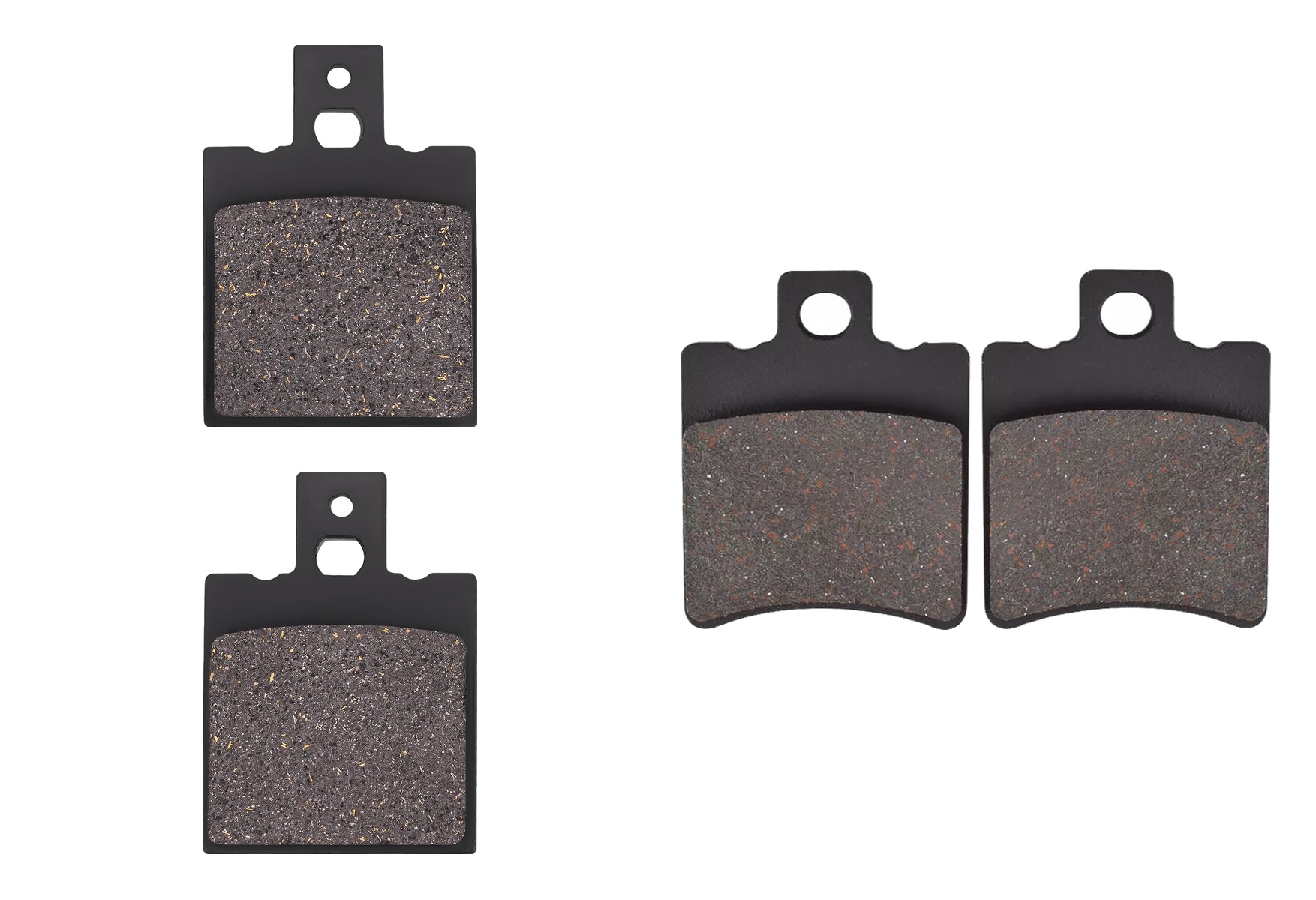 2 Kit plaquettes frein Raven RAV-103-170 Aprilia Leonardo 150 Avant et Arrièretitle=Forme et couleur