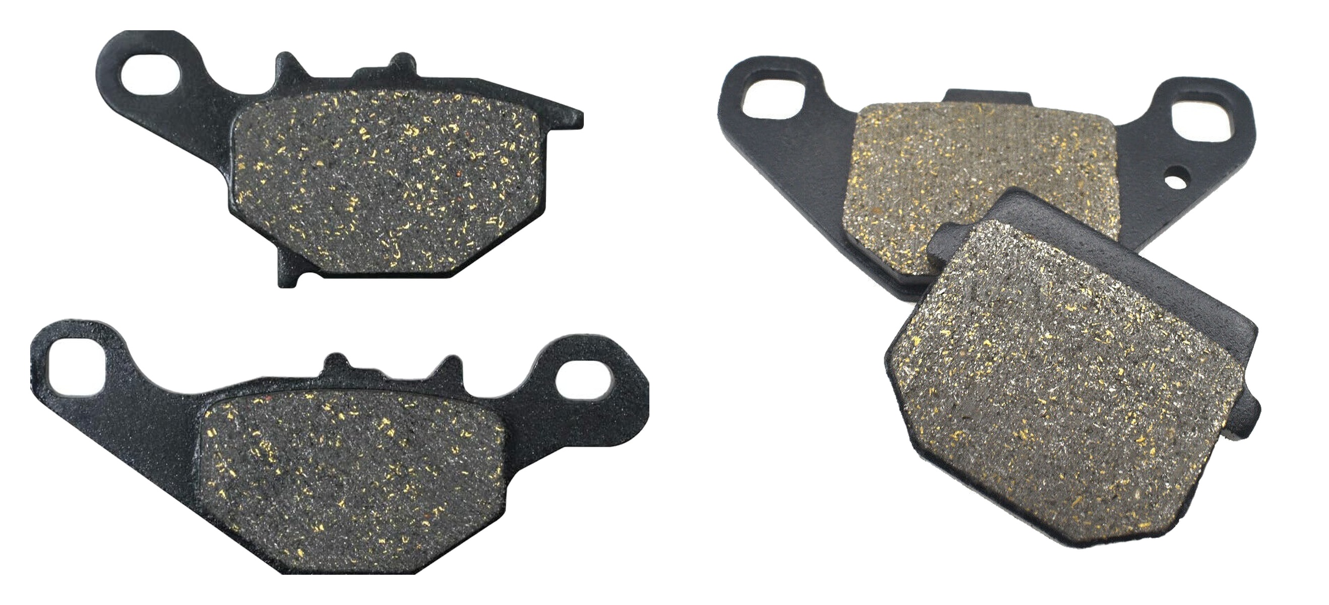 2 Kit plaquettes frein Raven RAV-103-176 Suzuki RM 85 Avant et Arrièretitle=Forme et couleur