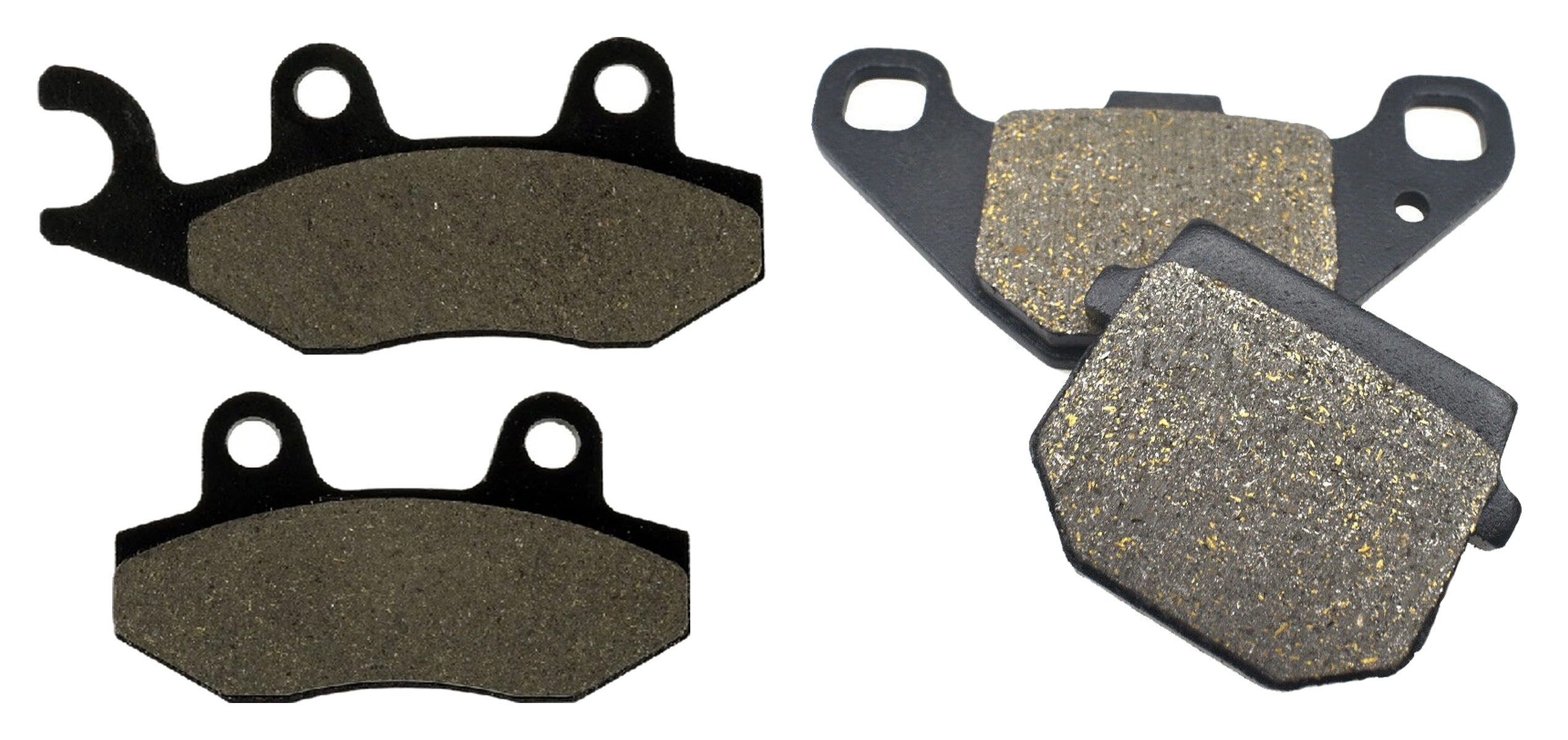 2 Kit plaquettes frein Raven RAV-103-178 Aeon Elite 200 Avant et Arrièretitle=Forme et couleur