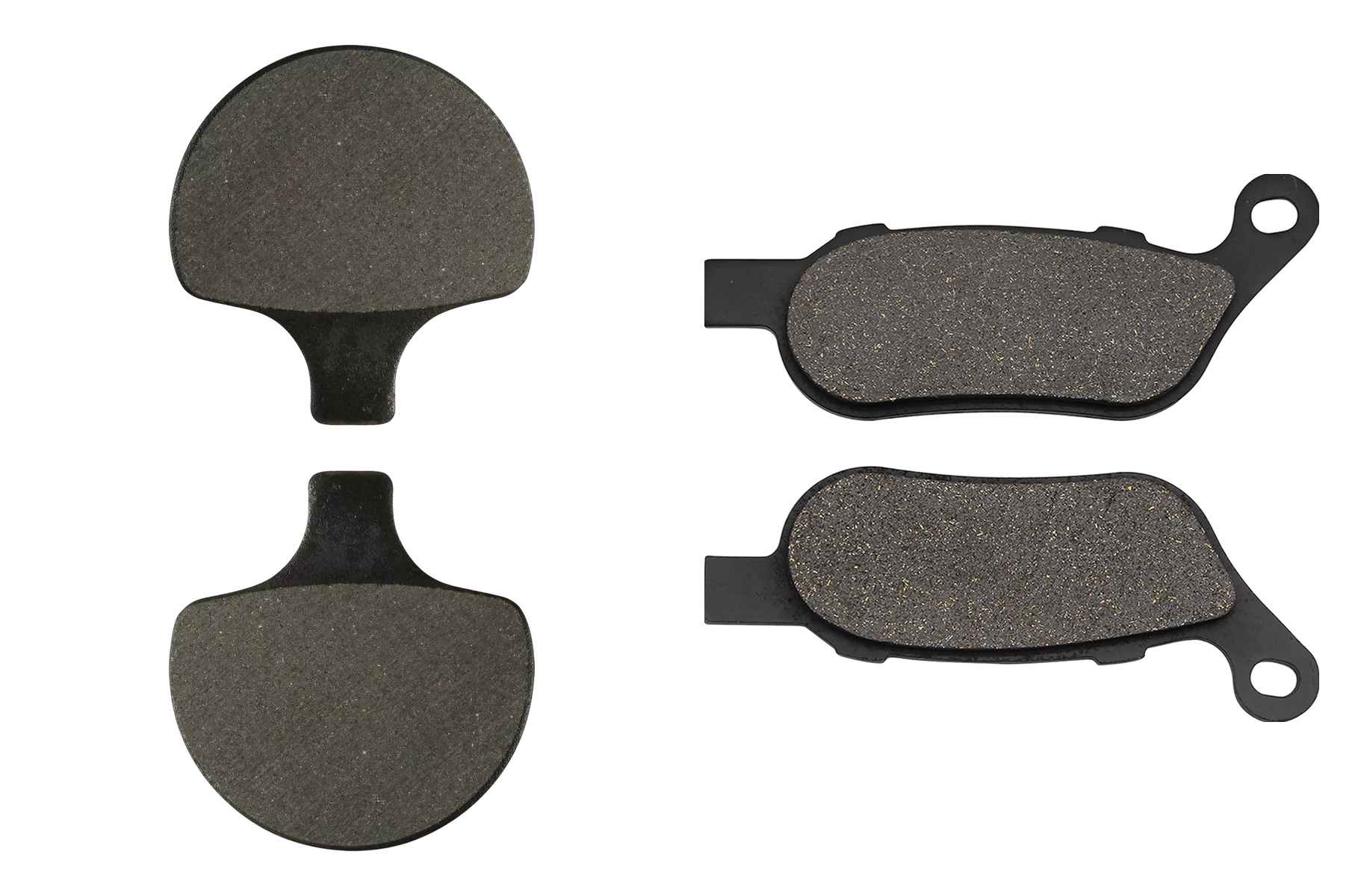 2 Kit plaquettes frein Raven RAV-103-185 Harley-davidson Softail Cross Bones Avant et Arrièretitle=Forme et couleur