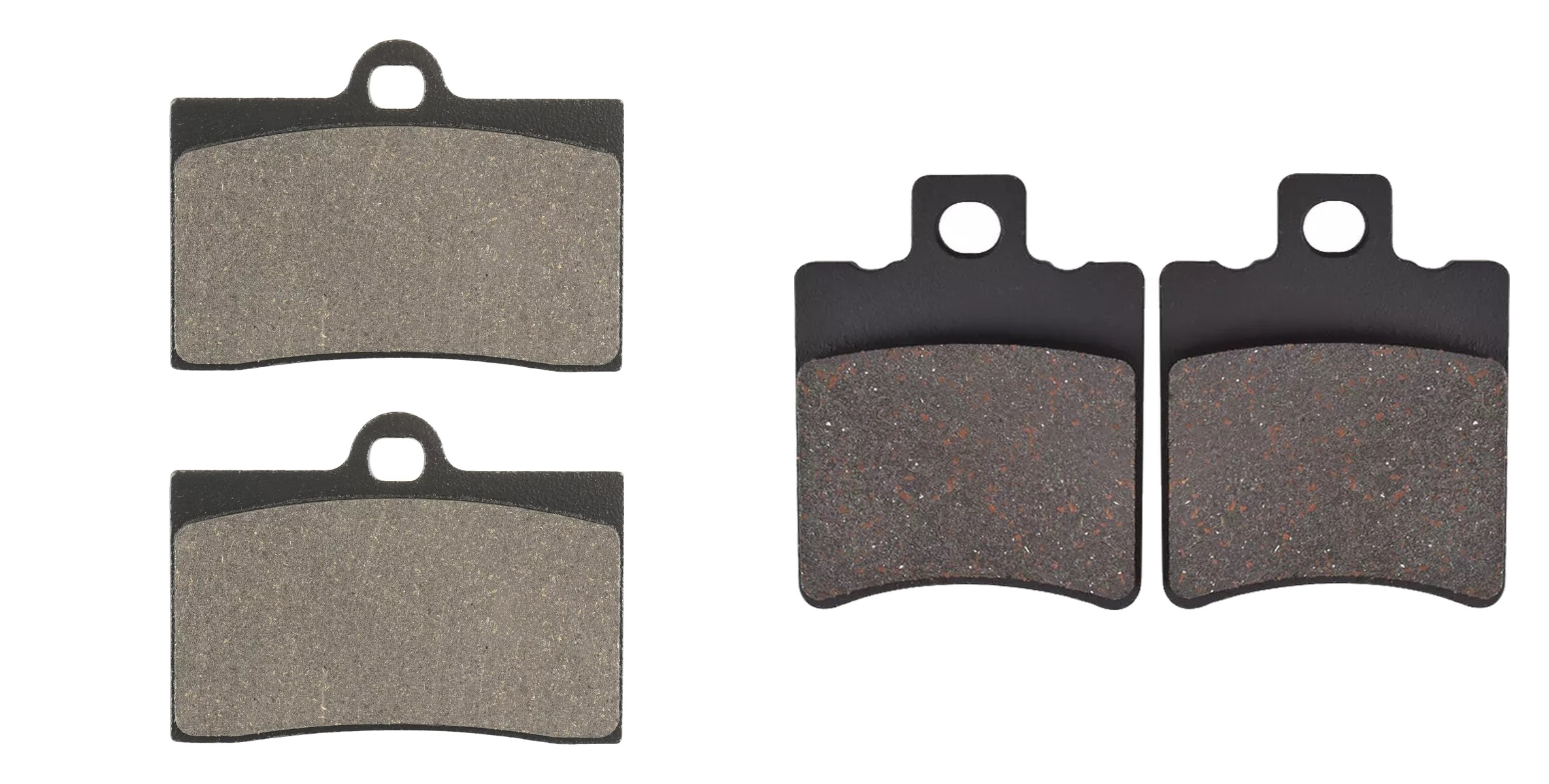 2 Kit plaquettes frein Raven RAV-103-186 Benelli 666 125 Avant et Arrièretitle=Forme et couleur