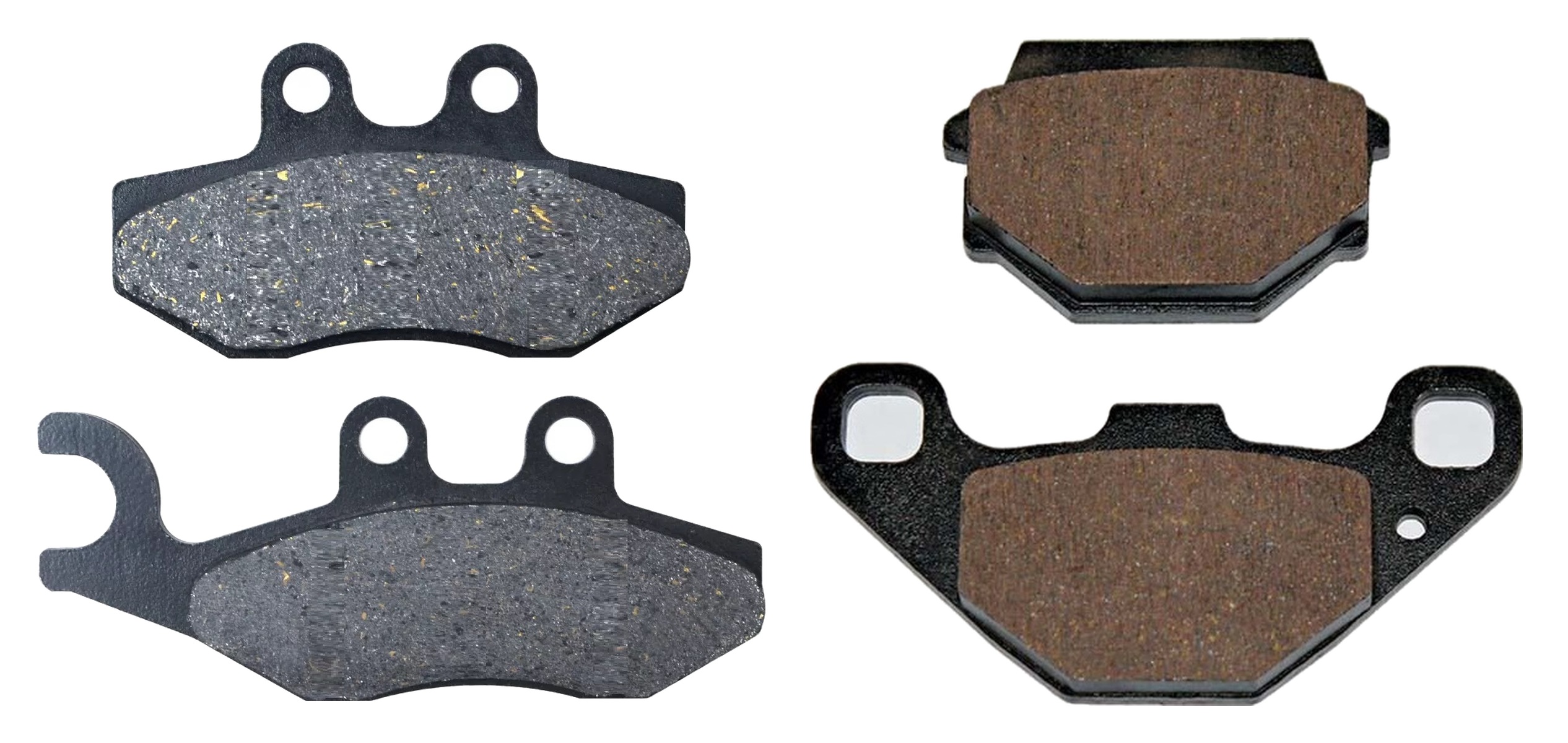 2 Kit plaquettes frein Raven RAV-103-194 Aprilia ETX 125 Avant et Arrièretitle=Forme et couleur