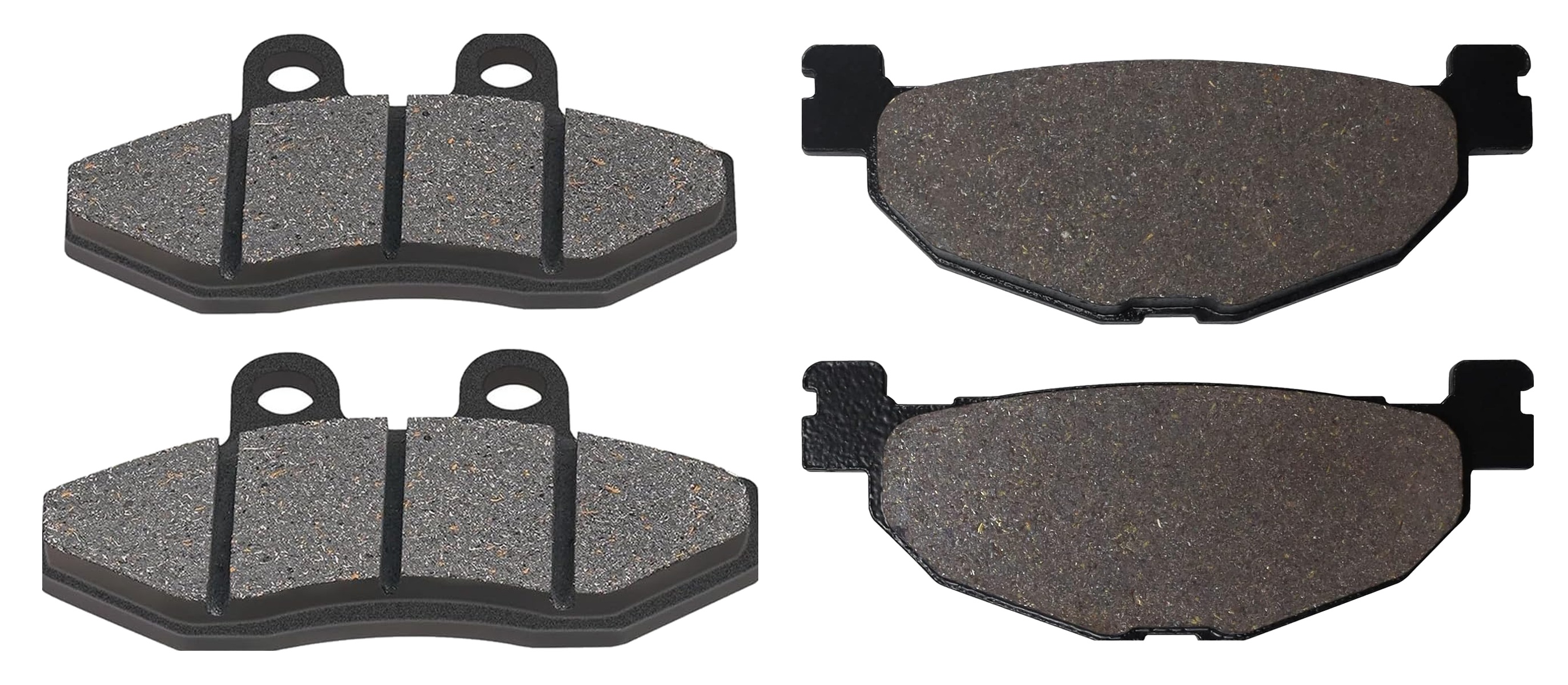 2 Kit plaquettes frein Raven RAV-103-196 Yamaha Maxam 250 Avant et Arrièretitle=Forme et couleur