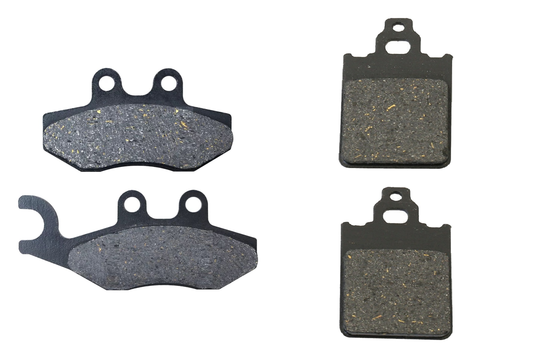 2 Kit plaquettes frein Raven RAV-103-198 Generic Trigger 125 Avant et Arrièretitle=Forme et couleur