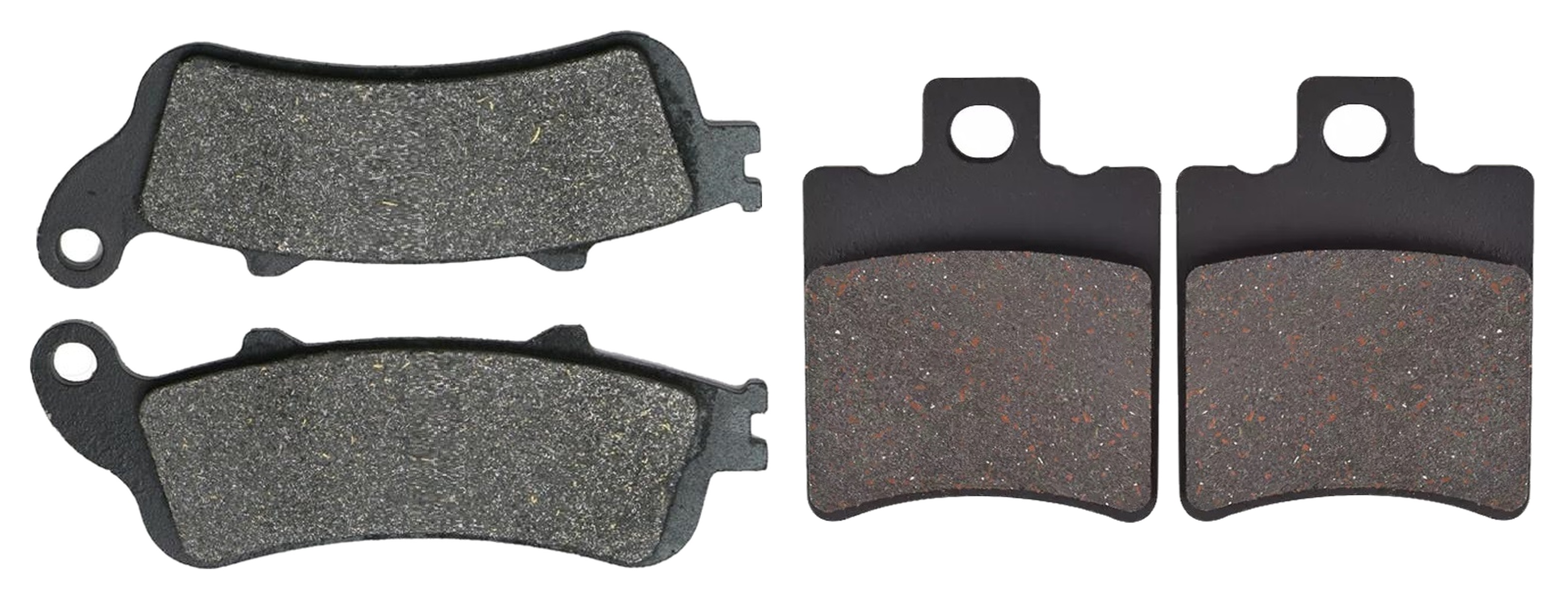 2 Kit plaquettes frein Raven RAV-103-204 Garelli Skynet 400 Avant et Arrièretitle=Forme et couleur