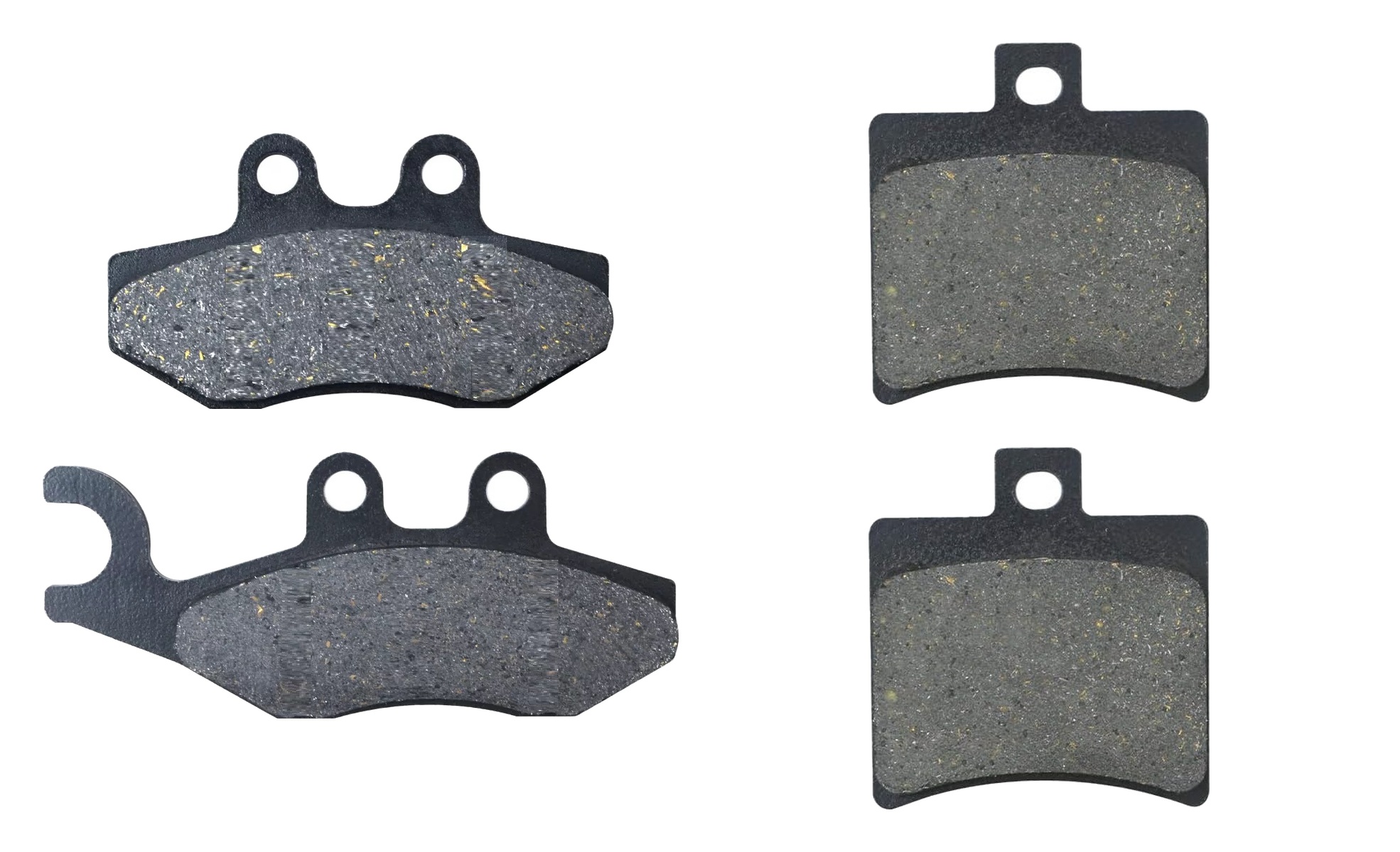 2 Kit plaquettes frein Raven RAV-103-218 Malaguti Phantom 250 Avant et Arrièretitle=Forme et couleur