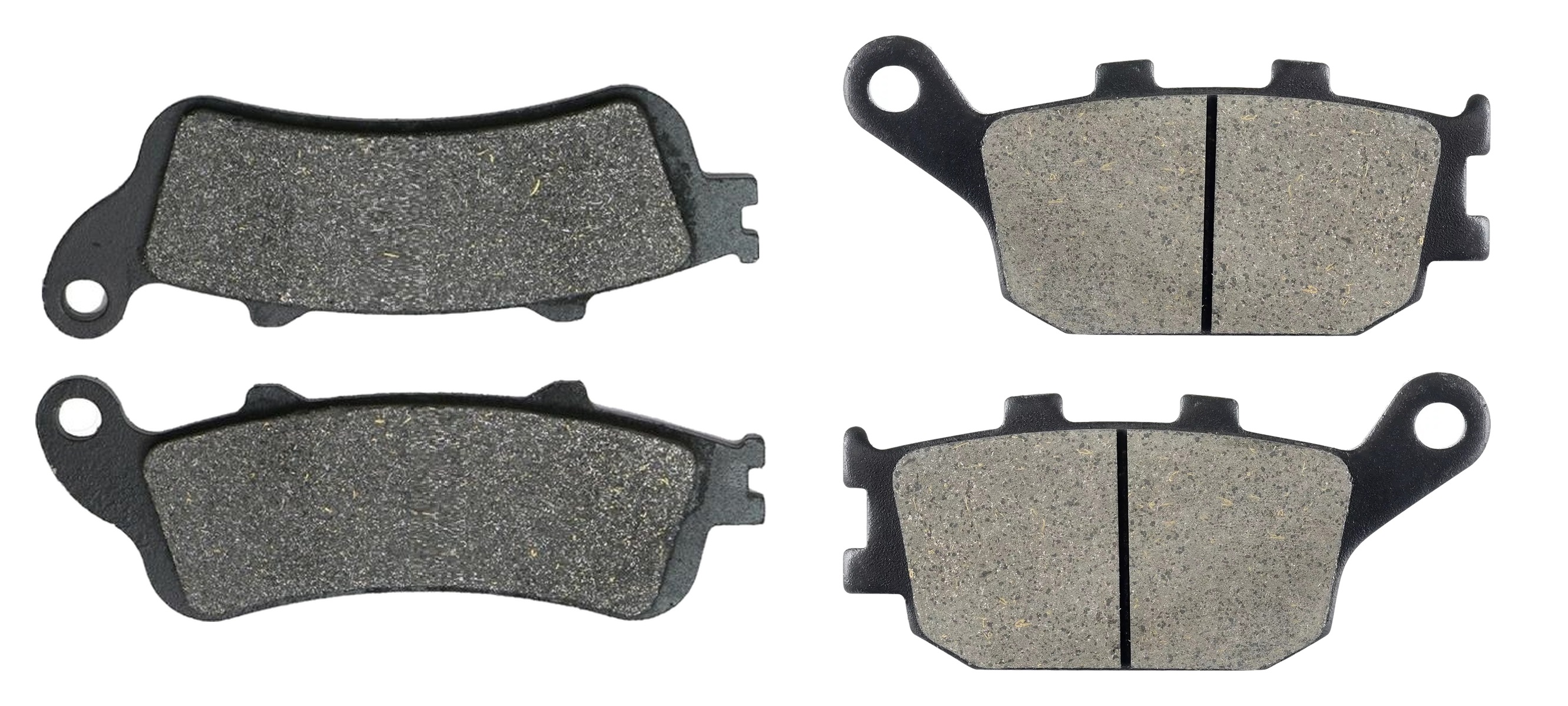 2 Kit plaquettes frein Raven RAV-103-220 Honda Jazz 250 Avant et Arrièretitle=Forme et couleur